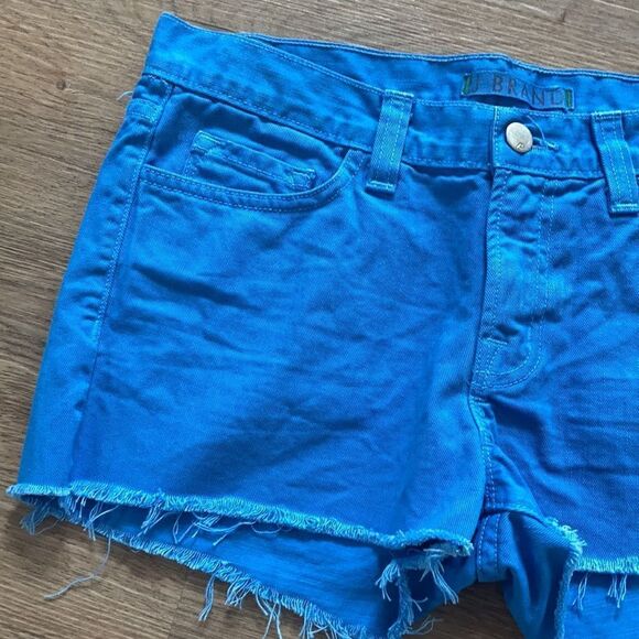 J Brand Blue Bonnet Cut Off Shorts Size 27/4 - Bright and Vibrant Color! 💙 - Picture 5 of 9